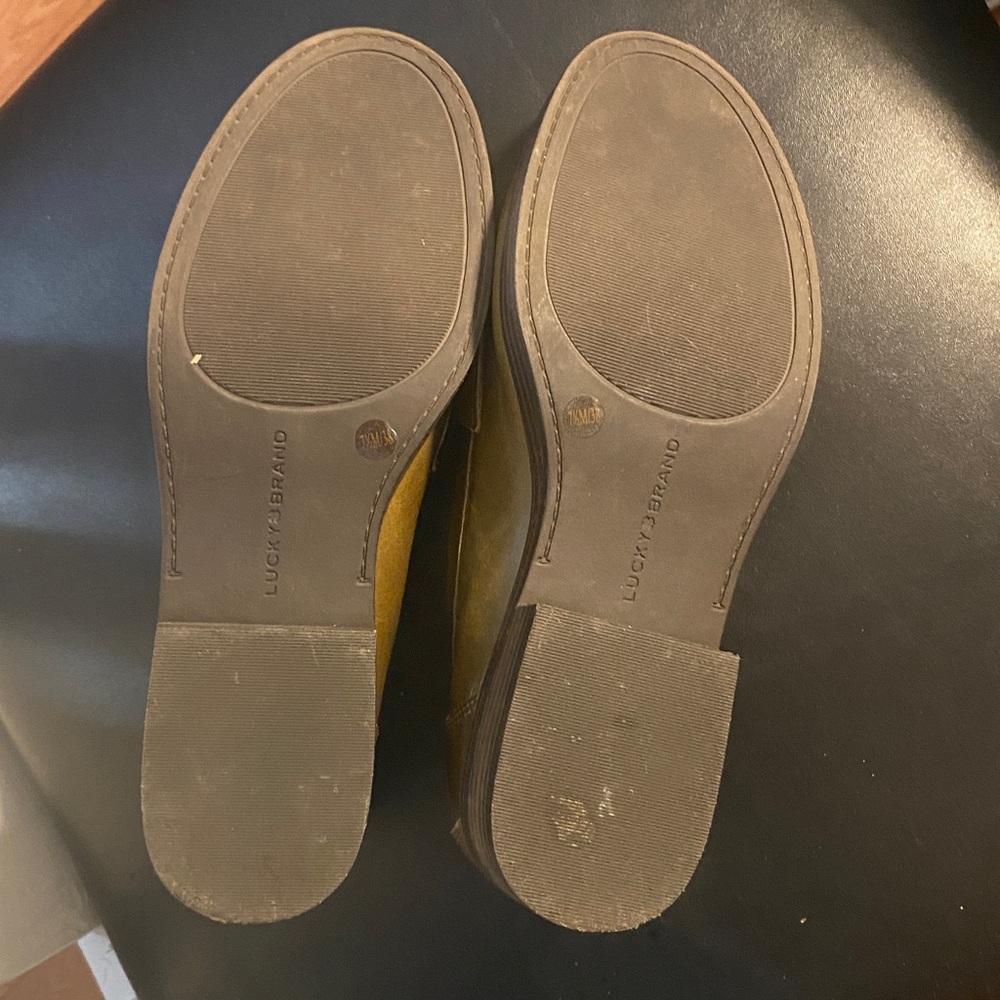 LUCKY BRAND PENNY LOAFERS GREEN SZ 7.5 - Picture 10 of 10